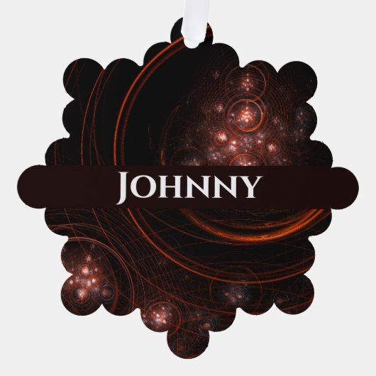 スターライト抽象芸術アート オーナメントカード (正面)