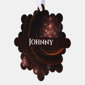 スターライト抽象芸術アート オーナメントカード (左)