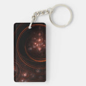 スターライト抽象芸術アート キーホルダー (裏面)