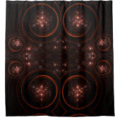 スターライト抽象芸術アート シャワーカーテン (正面)