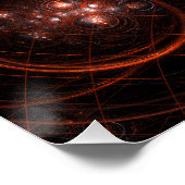 スターライト抽象芸術アート ポスター (コーナー)