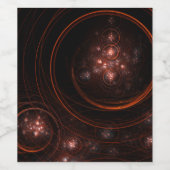 スターライト抽象芸術アート ワインラベル (シングルラベル)