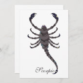 スターライト蠍座招待状 招待状 (正面/裏面)