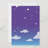 スターライト誕生日スリープバーパーティの招待状 招待状 (裏面)