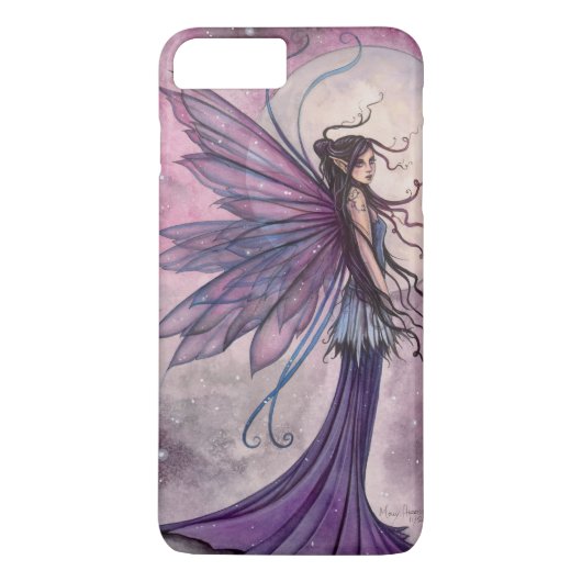 スターライト・アメジスト・フェアリー・ミスティカル・ファンタジーアート Case-Mate iPhoneケース (裏面)