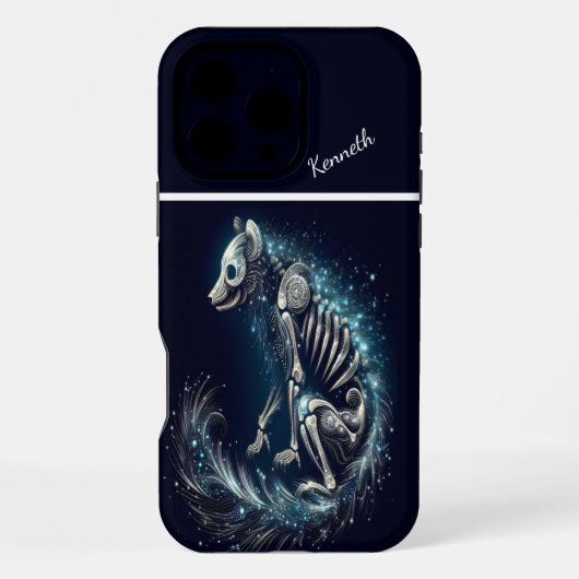 スターライト・キャニン・スケルトン iPhoneケース (裏面)