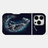 スターライト・キャニン・スケルトン iPhoneケース (裏面横)