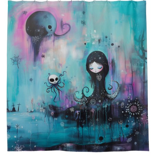 スターライト シャワーカーテン (正面)