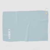 スターライパーソナライズされたトブルーゴルフタオル ゴルフタオル (横)