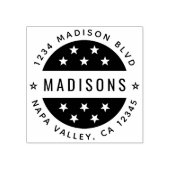 スターラウンドスクリプト差出人住所 ラバースタンプ (インプリント)