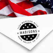 スターラウンドスクリプト差出人住所 ラバースタンプ