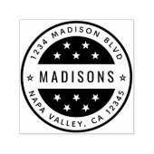 スターラウンド差出人住所 セルフインキングスタンプ (デザイン)