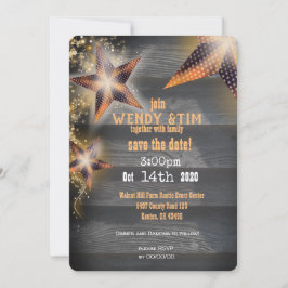 スターランタン & オールドウッド ラスティックアメリカン 案内状