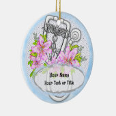 スターリリーステソスコープカスタムナースオーナメント セラミックオーナメント (右)