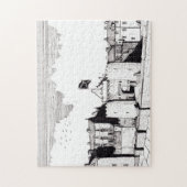 スターリングキャッスルスコットペンインクスケッチ ジグソーパズル (縦)