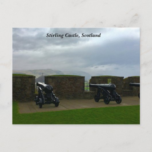 スターリングキャッスルビューオブウォレス記念碑スコットランド ポストカード (正面)