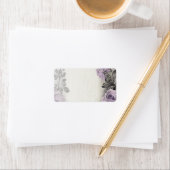 スターリングシルバー空白のバラ結婚ズ住所 シール (インサイチュ)