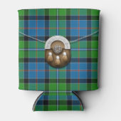 スターリングタータンチェックおよびスポーラン 缶クーラー (正面)