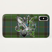 スターリングタータンチェックライオン Case-Mate iPhoneケース (裏面(横))