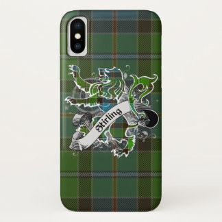 スターリングタータンチェックライオン iPhone X ケース