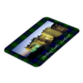 スターリング城照光タータンチェック縁ど マグネット (左側)