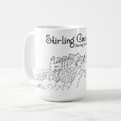 スターリング城 スコットランド コーヒーマグカップ (正面左)