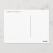 スターリング城，スコットランド ポストカード (裏面)