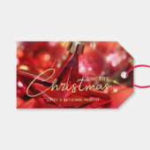 スターリング オーナメント クリスマス ギフトタグ (正面(横))