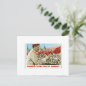 スターリンポスター芸術 ポストカード (スタンド正面)