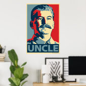 スターリン – ジョーおじさん:オバマのパロディのポスター ポスター (ホームオフィス)