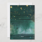 スターリーウィンターナイトハッピーホリデーズグリーン金ゴールド シーズンカード (裏面)