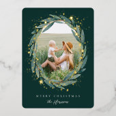 スターリーウィンターローレル |写真 箔シーズンカード (正面)