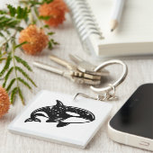 スターリーオルカ キーホルダー (正面右)