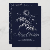 スターリークリスマスナイトホリデー シーズンカード (正面/裏面)