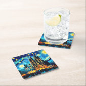 スターリーサグラダファミリアバルセロナ スクエアペーパーコースター (インサイチュ)