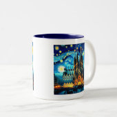 スターリーサグラダファミリアバルセロナ ツートーンマグカップ (正面右)