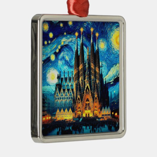 スターリーサグラダファミリアバルセロナ メタルオーナメント (右)