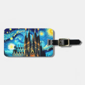 スターリーサグラダファミリアバルセロナ ラゲッジタグ (正面横)