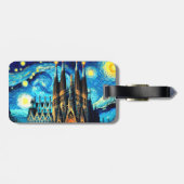 スターリーサグラダファミリアバルセロナ ラゲッジタグ (裏面横)