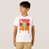 スターリーサマーパームアイスオアシス Tシャツ (正面フル)