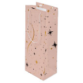 スターリーシップ – スターパターン付きワインバッグ ワインギフトバッグ (正面アングル)