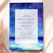 スターリーシースケープウォーター結婚式招待状 招待状