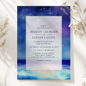 スターリーシースケープウォーター結婚式招待状 招待状