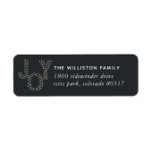 スターリージョイホリデイ差出人住所ラベル ラベル (正面)