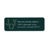 スターリージョイホリデイ差出人住所ラベル ラベル (正面)