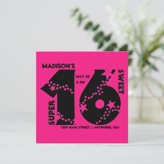 スターリースすごいイート16招待状 招待状 (スタンド正面)