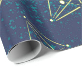 スターリースカイ宇宙幾何学ケミストリー星座 ラッピングペーパー (ロールコーナー)