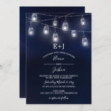 スターリースカイ・メイソンのジャース結婚式招待状