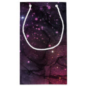 スターリースターズ宇宙銀河系惑星パターン スモールペーパーバッグ (裏面)
