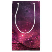 スターリースターズ宇宙銀河系惑星パターン スモールペーパーバッグ (正面)